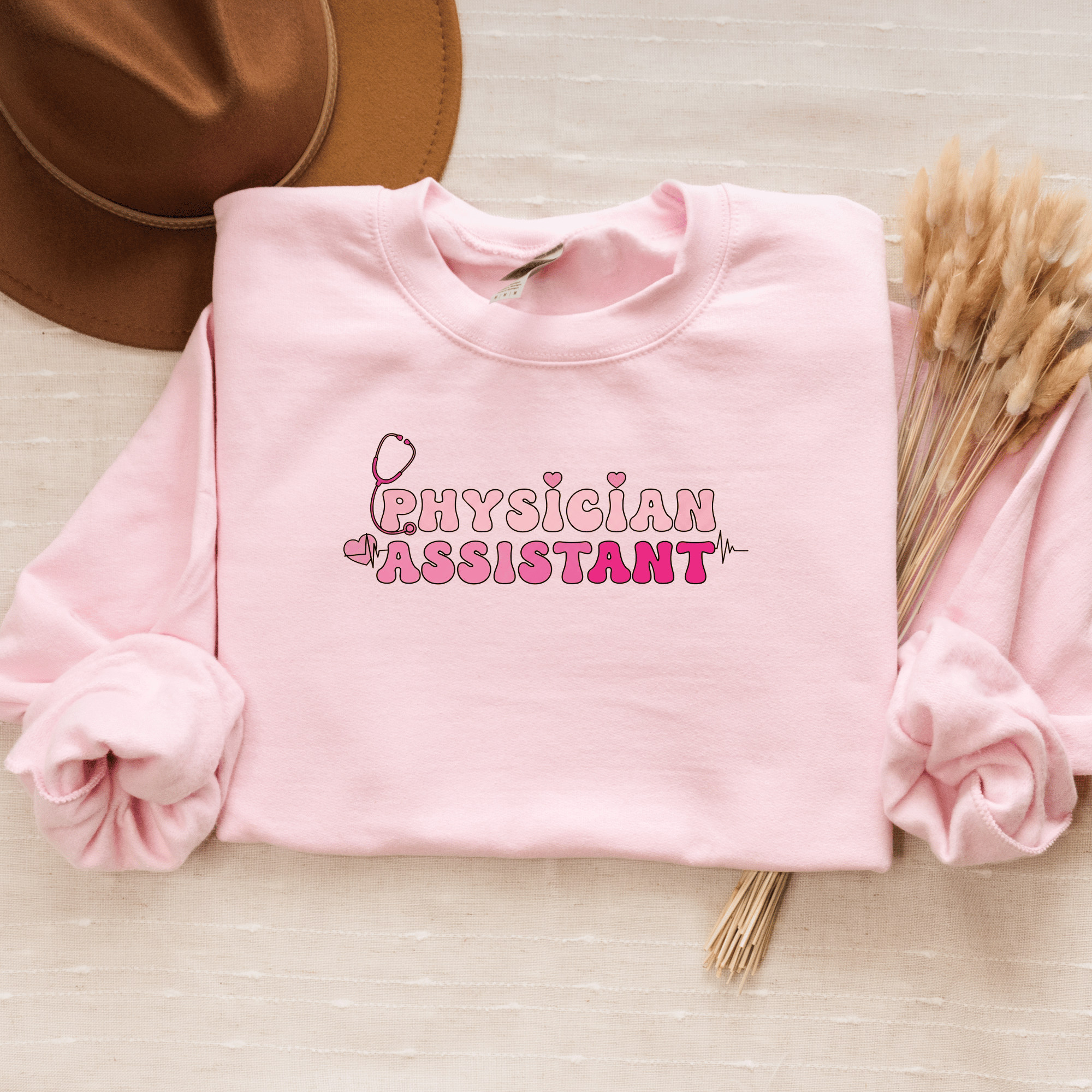 Pink Physician Assistant Crewneck