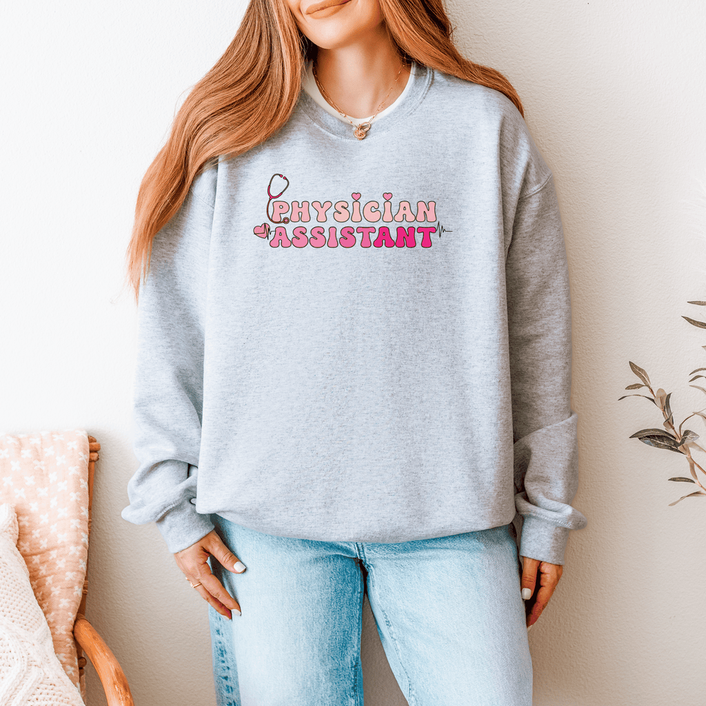Pink Physician Assistant Crewneck