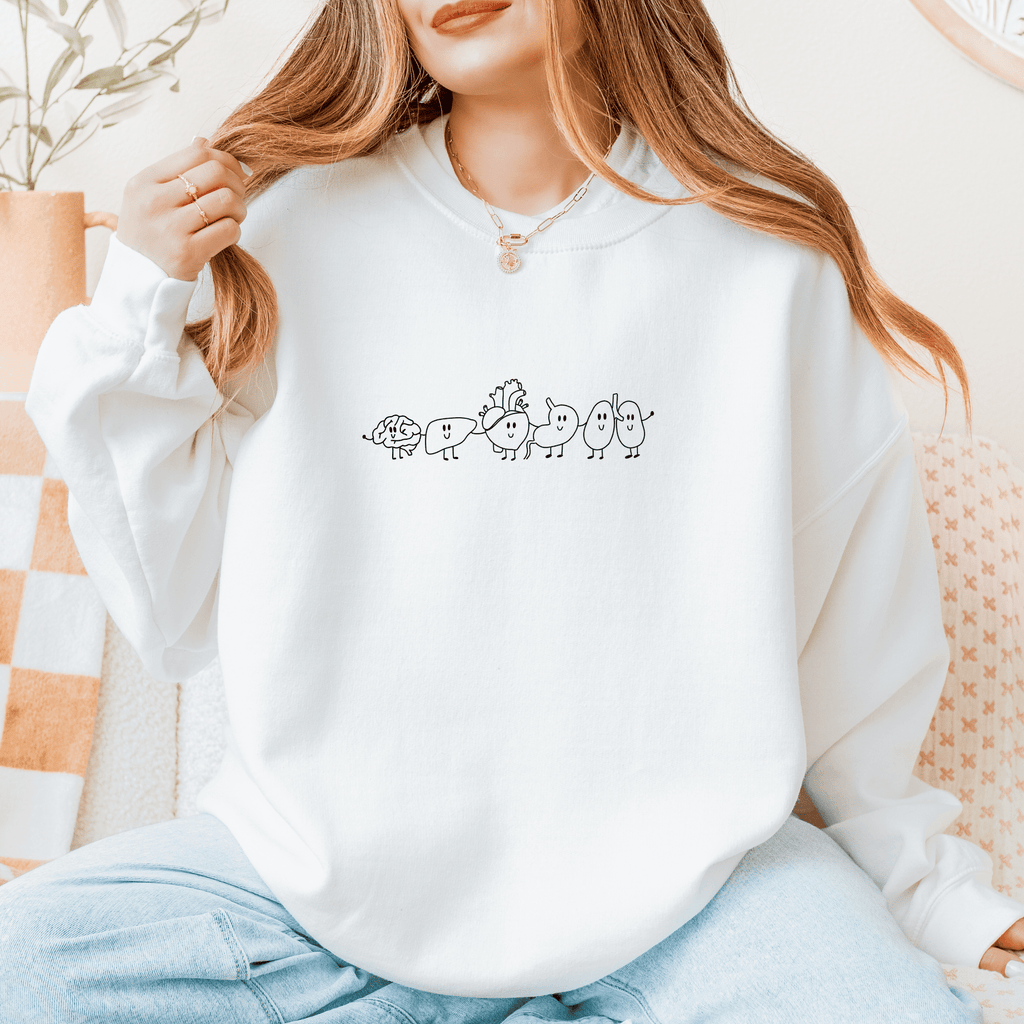 EMBROIDERED Organ Friends Crewneck