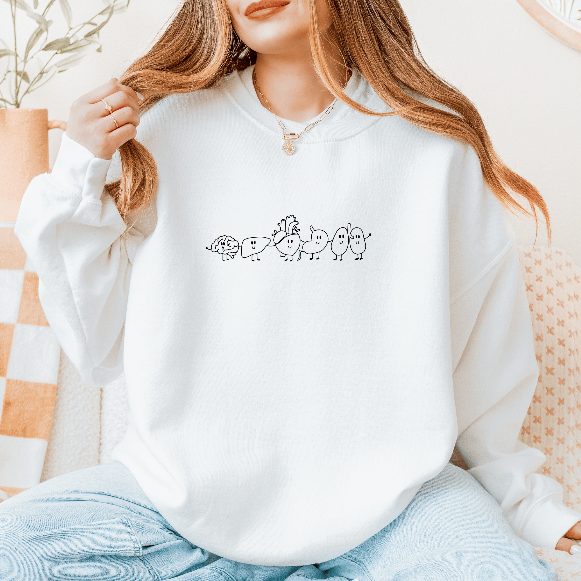 EMBROIDERED Organ Friends Crewneck