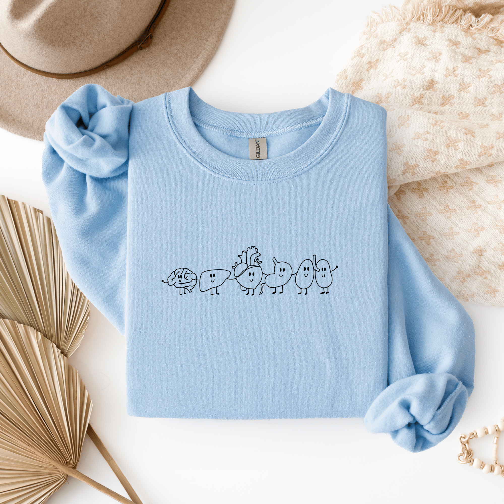 EMBROIDERED Organ Friends Crewneck