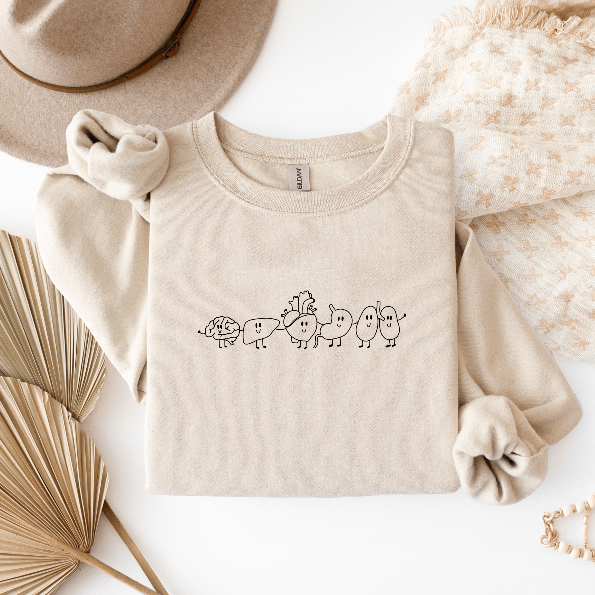 EMBROIDERED Organ Friends Crewneck