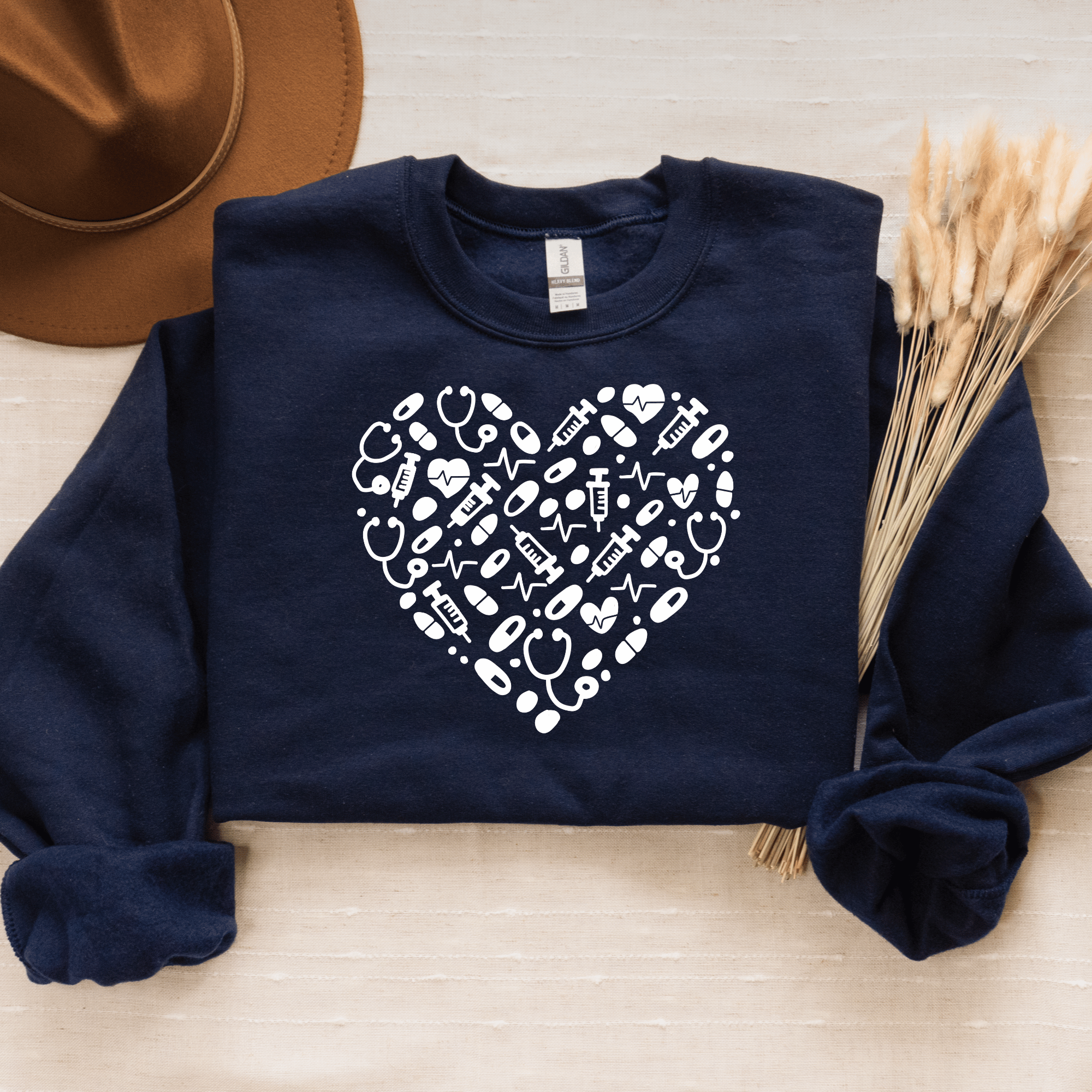 Medical Heart Crewneck
