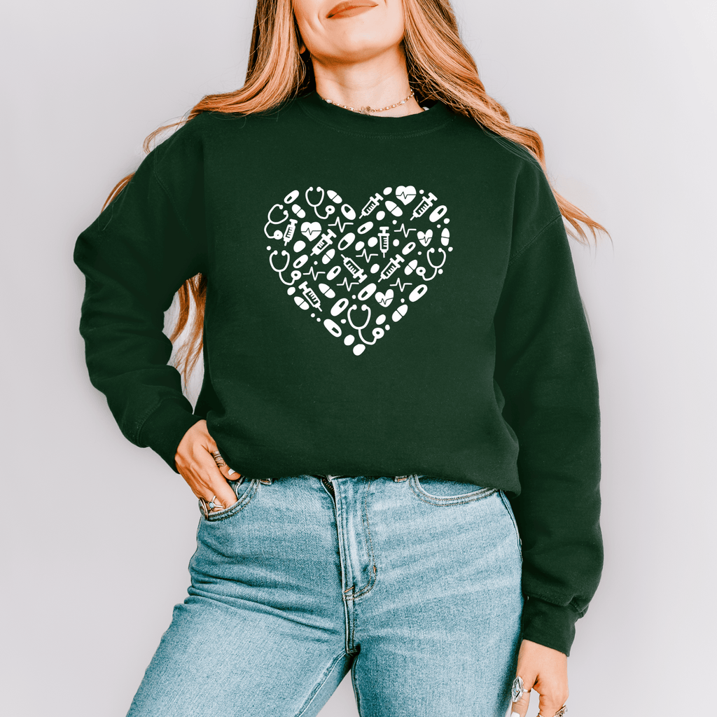 Medical Heart Crewneck