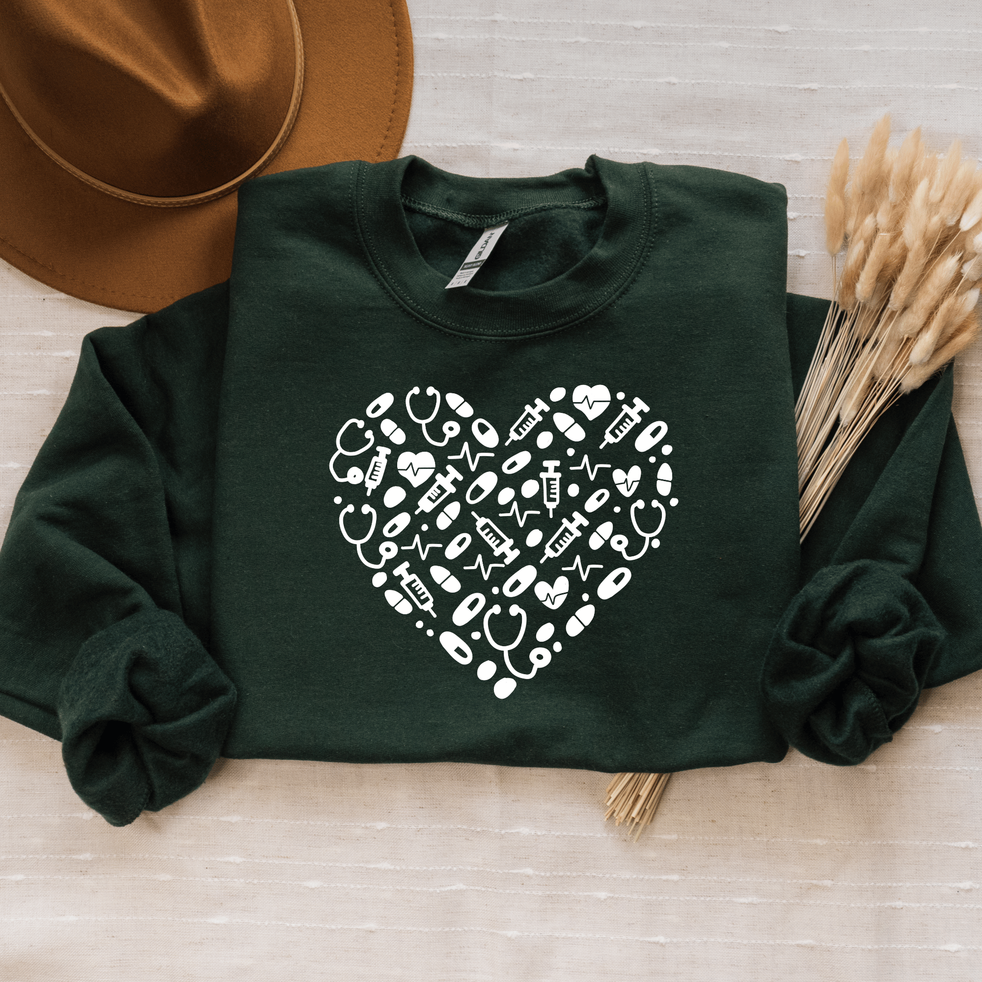 Medical Heart Crewneck