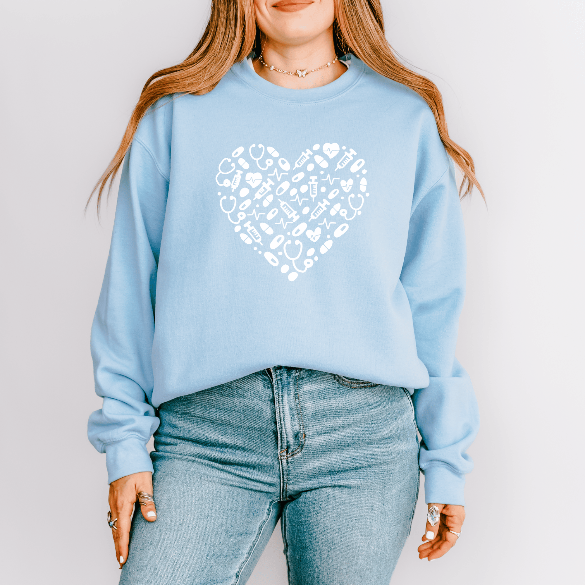 Medical Heart Crewneck