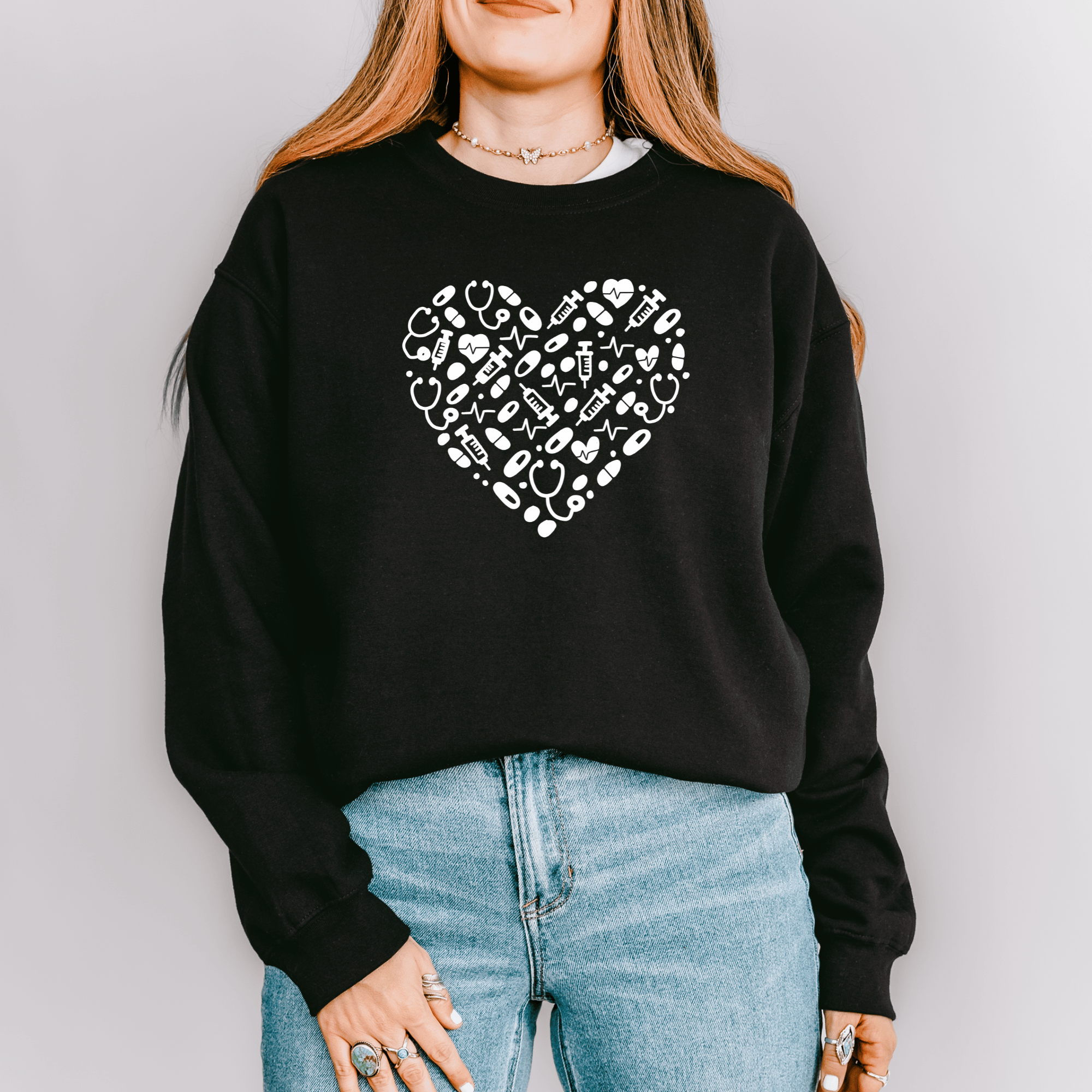 Medical Heart Crewneck
