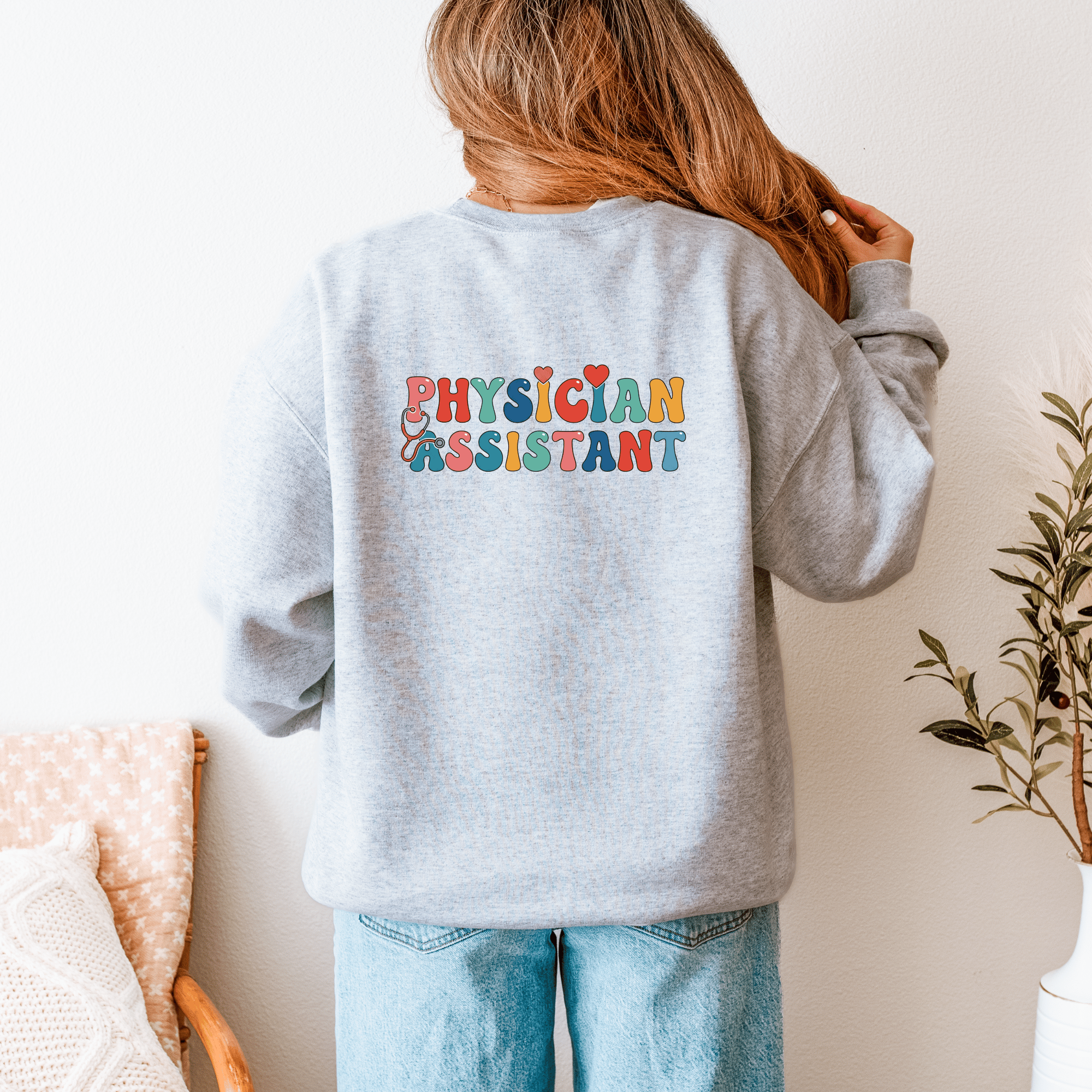 Retro Physician Assistant Crewneck