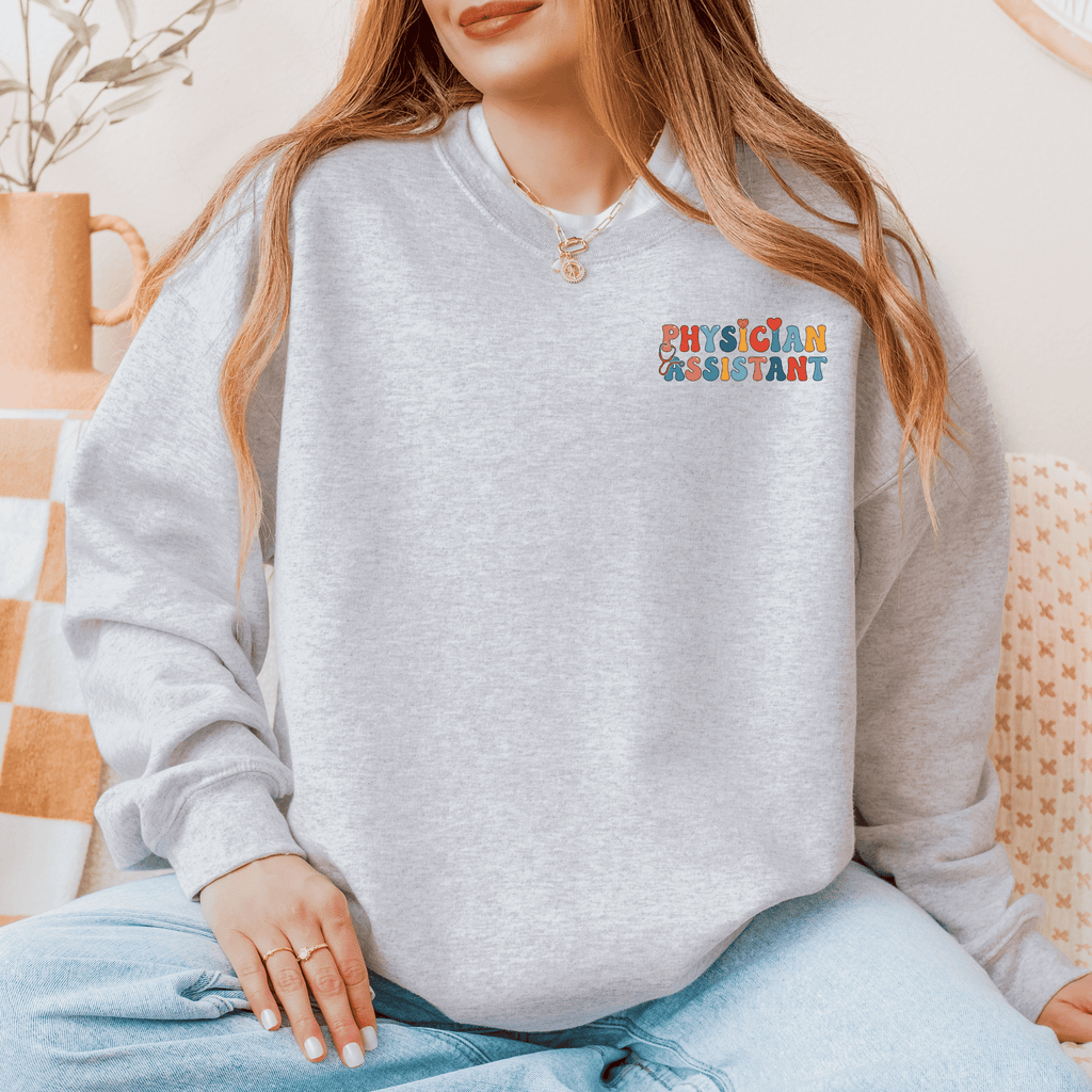 Retro Physician Assistant Crewneck