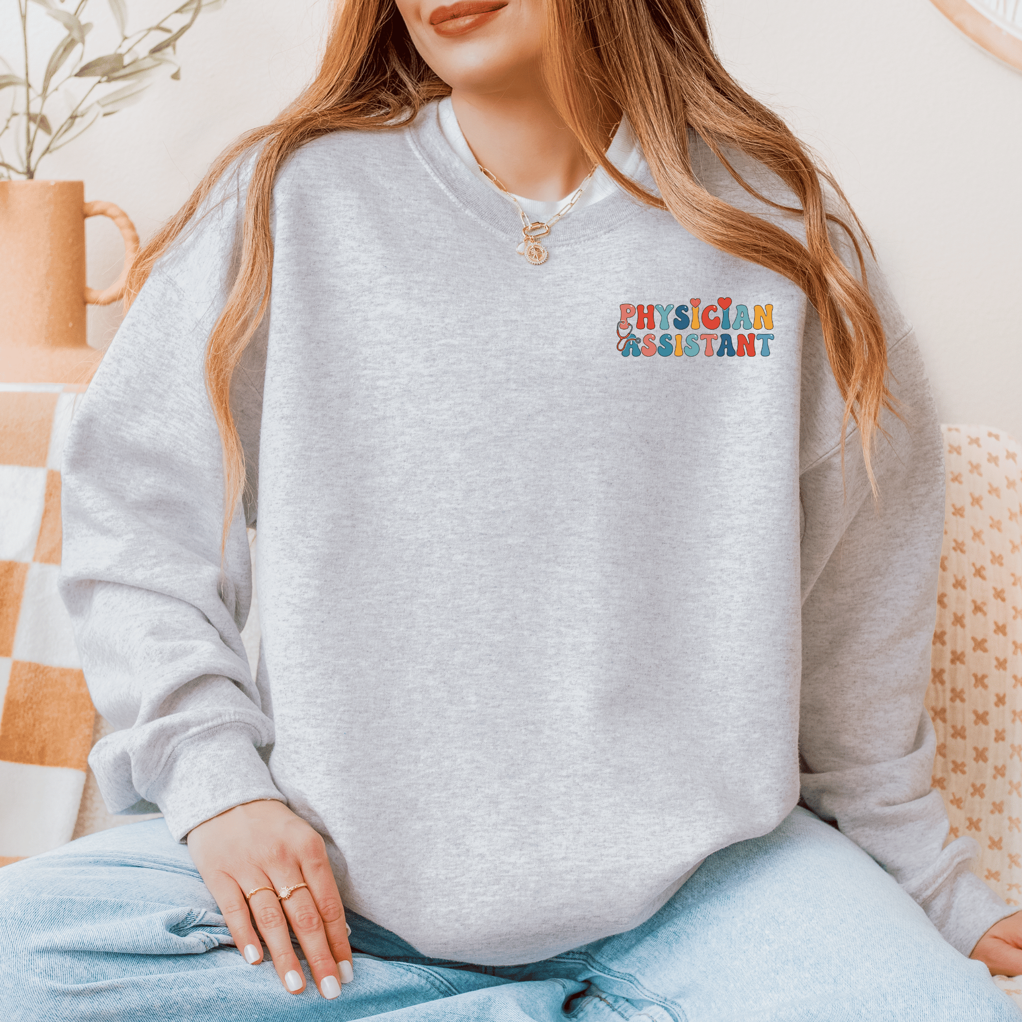 Retro Physician Assistant Crewneck