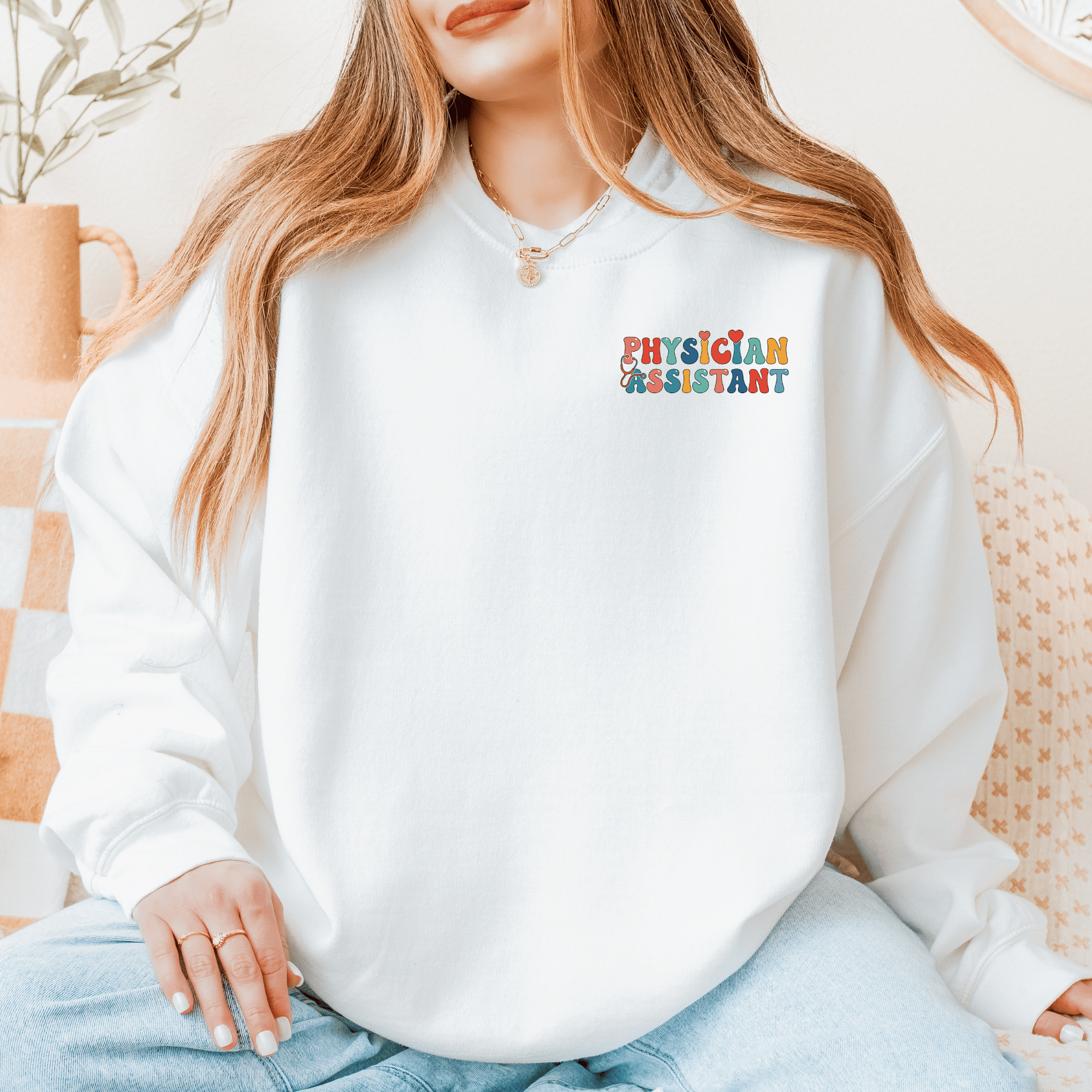 Retro Physician Assistant Crewneck