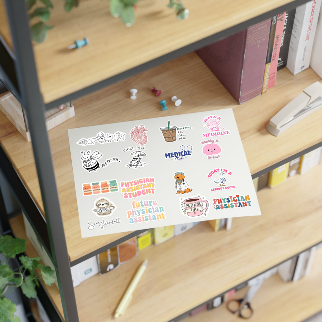 Medical Sticker Sheet