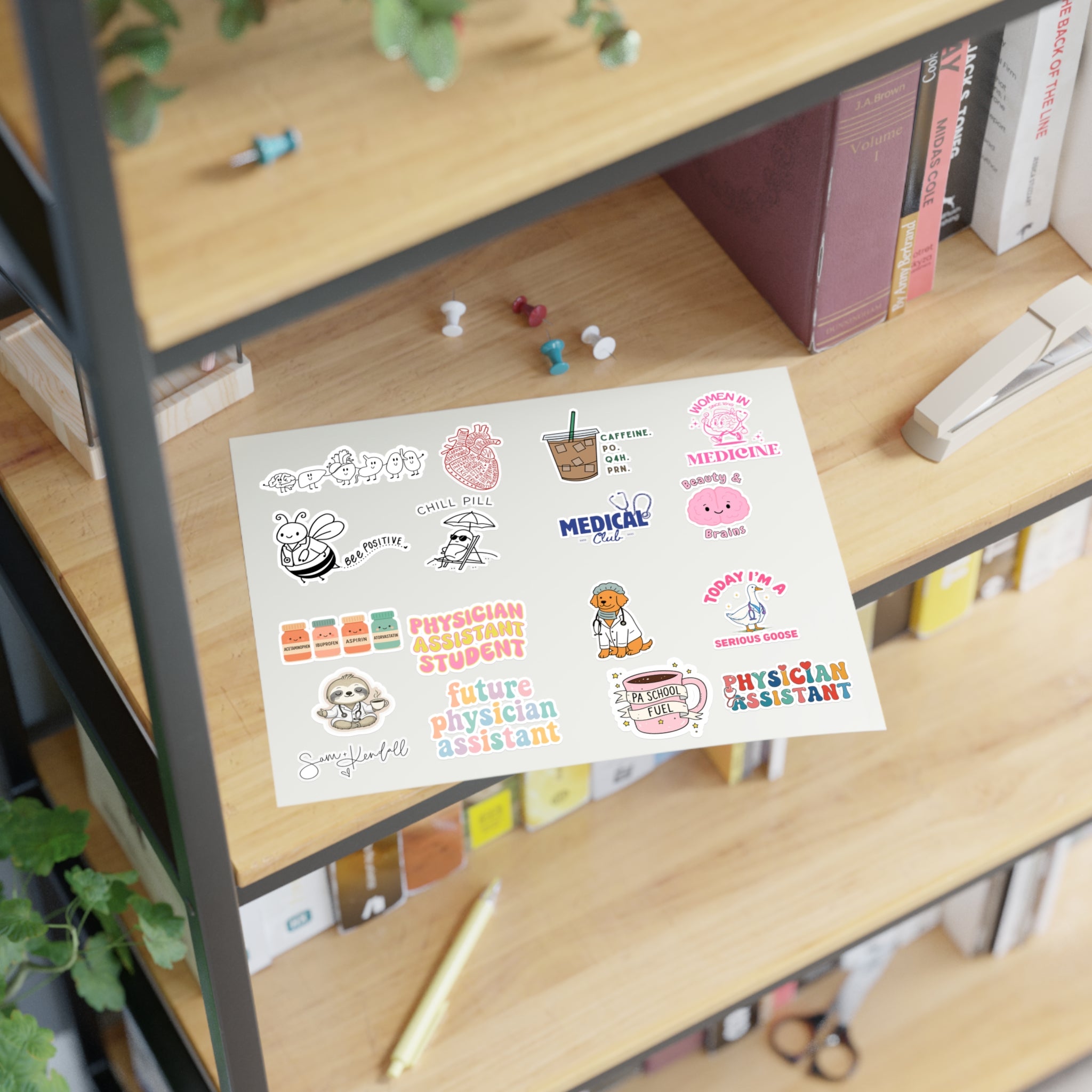 Medical Sticker Sheet