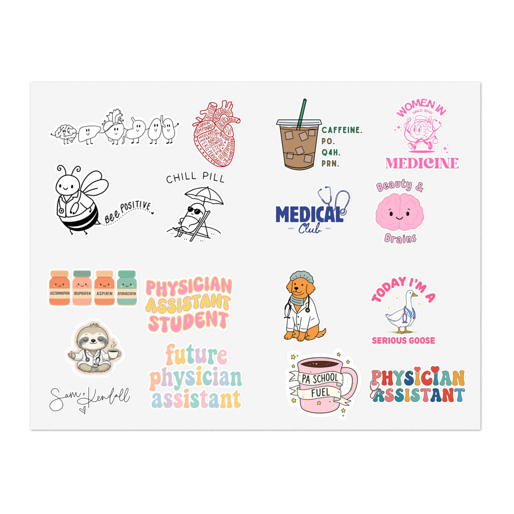Medical Sticker Sheet